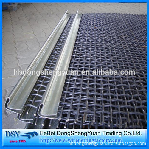 Black spark crimped mine sieving screen mesh